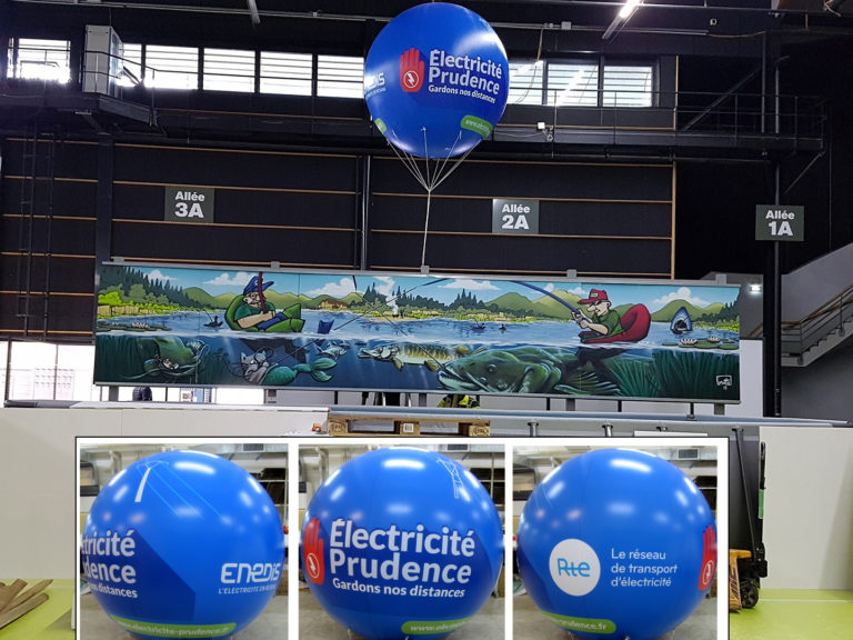 ballon-helium-publicitaire-salon-2m-total-covering-rte-enedis